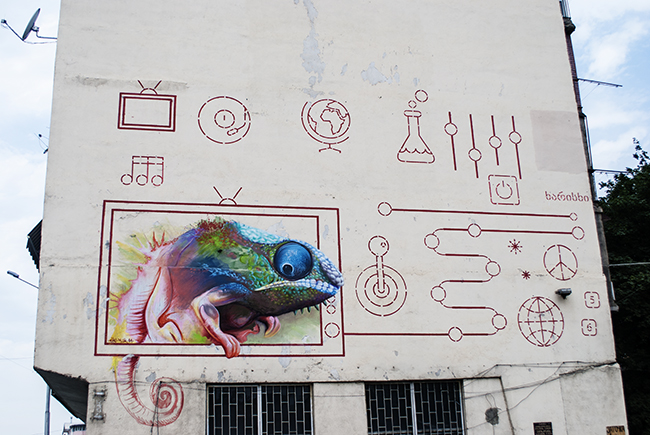 Street art v Tbilisi